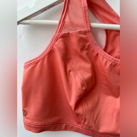 LANE BRYANT / LIVI ACTIVE - Coral Pink Mesh Racer Back Style Sports Bra - 18/20 - Picture 2 of 8